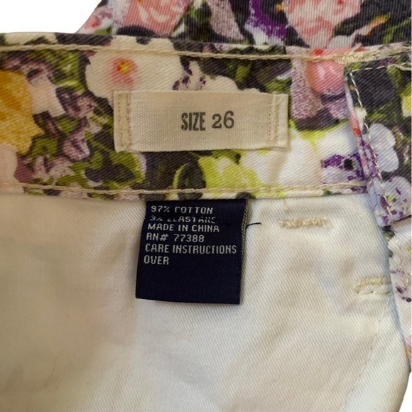 Madewell Floral Sun Garden Skinny Skinny Ankle Jeans - Picture 9 of 10